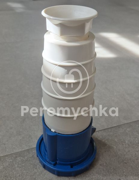 Розетка переносна 7233 63А 220В 2Р+Е IP67 Roz_per-TKL_7233(63A) фото