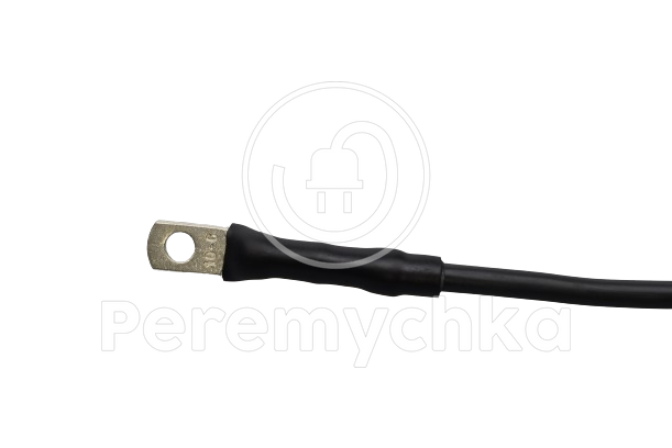 Перемичка для АКБ Переріз 25 кв.мм Чорна, Довжина 20 см, Діаметр отвору 8 мм Cable25-pv3_ngd фото
