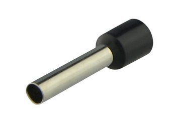 Наконечник втулковий з ізоляцією HB 1,5-8 Чорний TES-VTUL-HB-1,5/8_Black фото